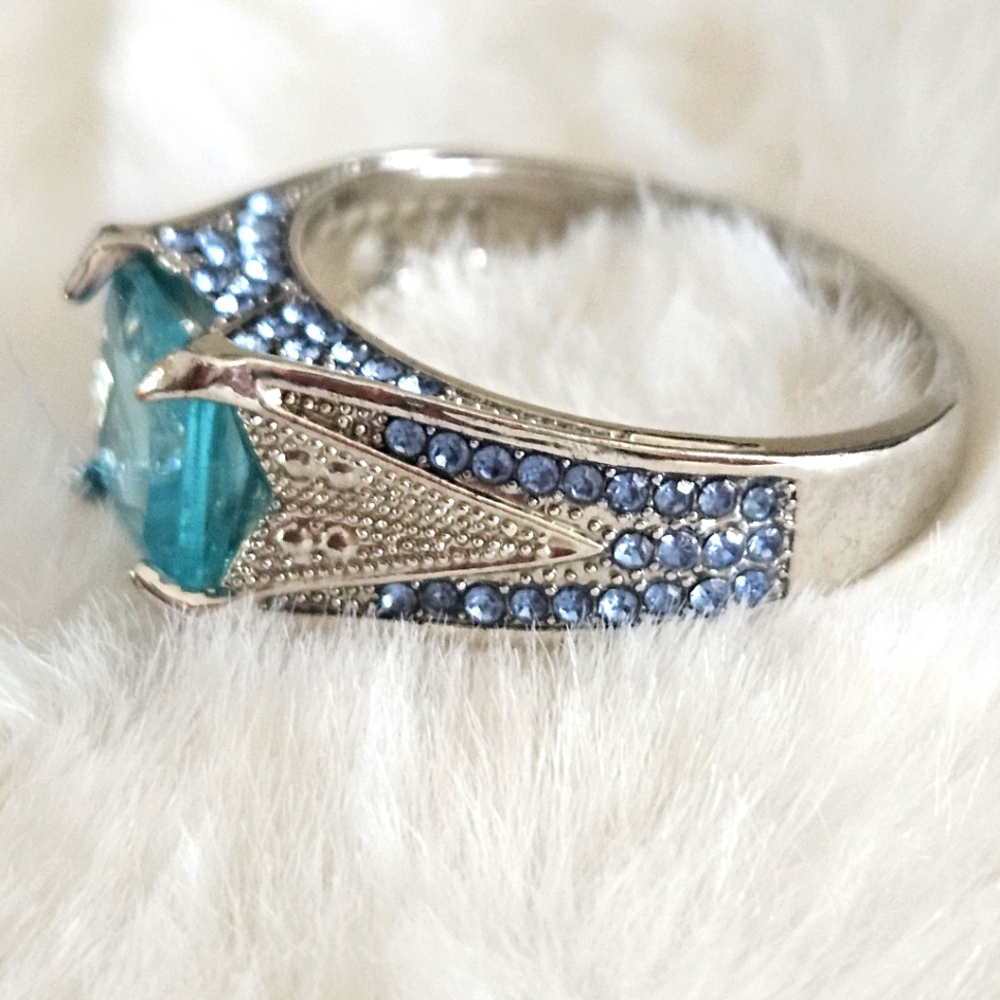 💍 Gorgeous Sterling Silver 925 & Gemstone Ring - Picture 3 of 5